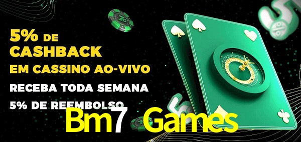 Promoções do cassino ao Vivo Bm7 Games